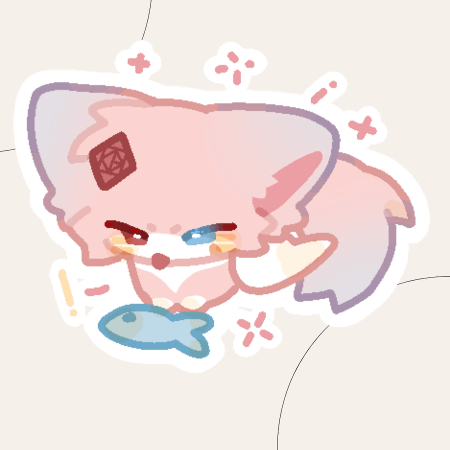 [FROSTY] 10 Furry Fox Sticker product image (5)