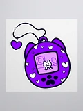 Lovely Digital Meow Sticker 2 - Purple product image (2)