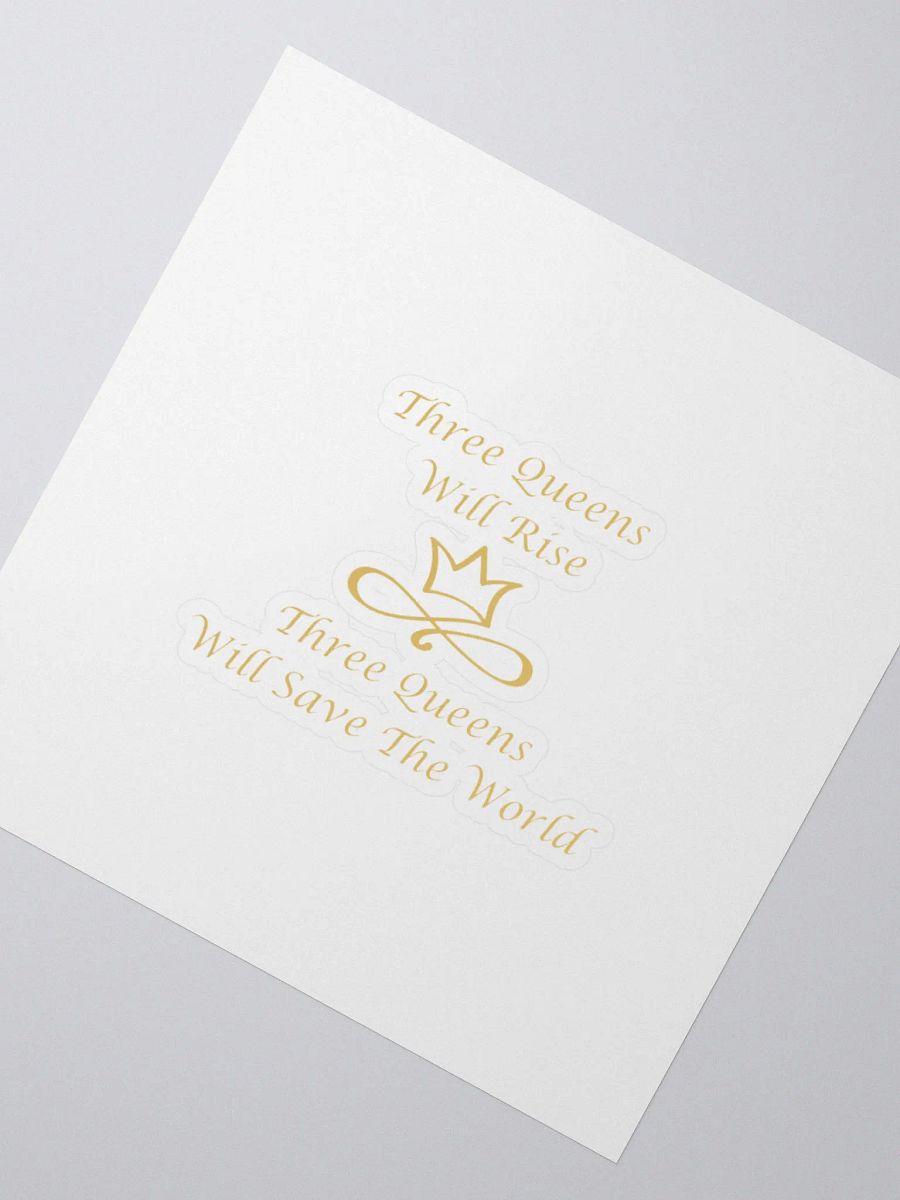 Three Queens Kiss Cut Stickers product image (2)