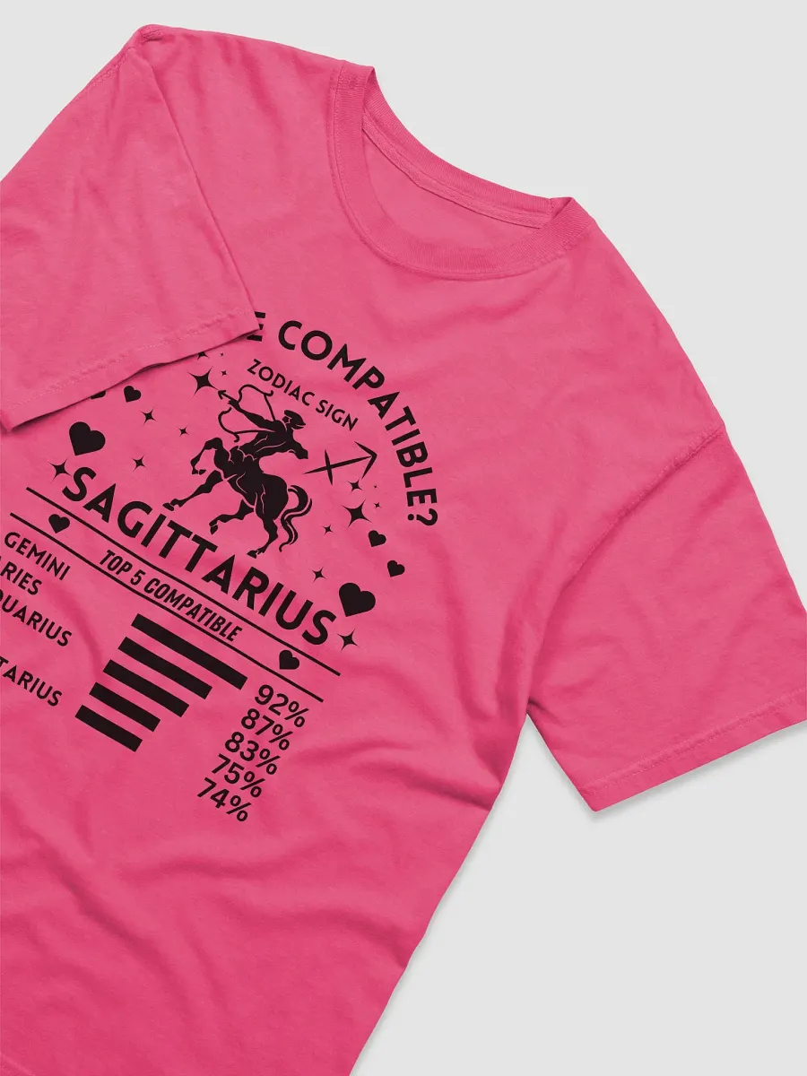 Sagittarius Zodiac Sign Romantic Compatibility T-Shirt - Light Comfort Colors 1717 product image (55)