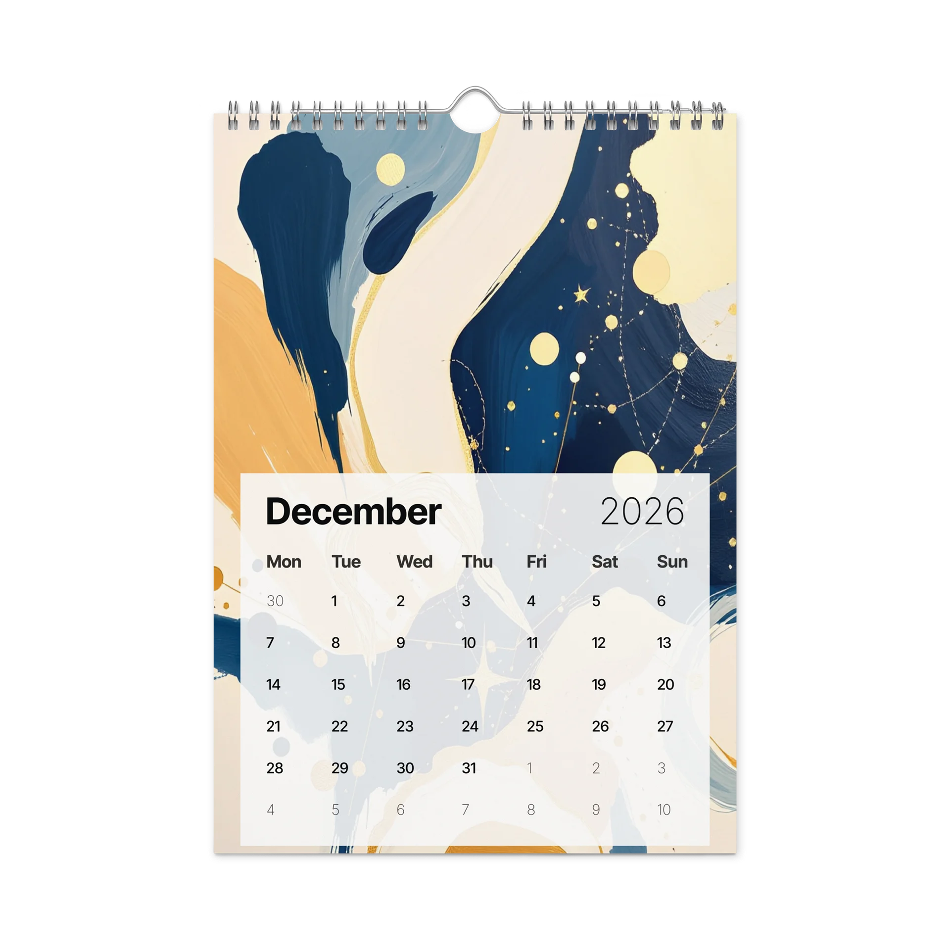 Color in Motion – Abstract Art Wall Calendar 2026 product image (4)