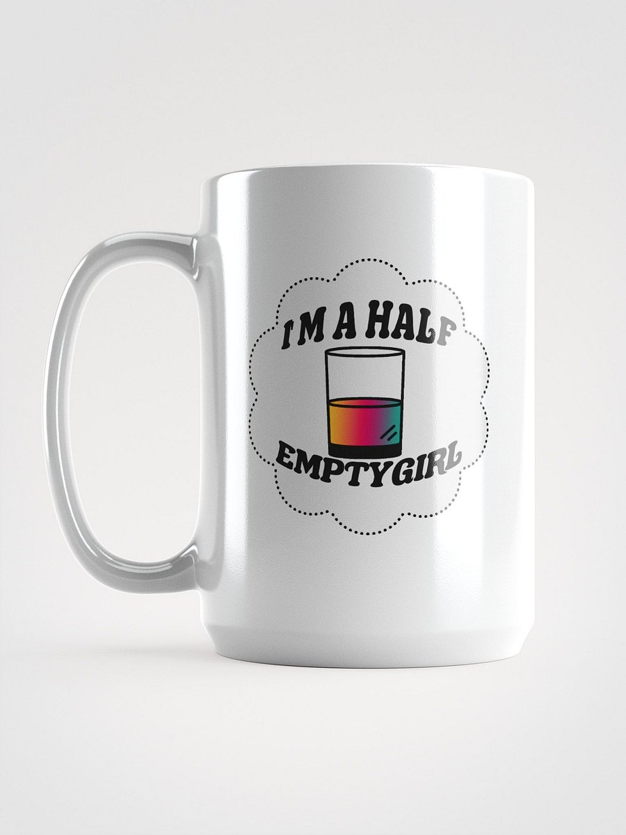 Half Empty Girl Mug product image (1)