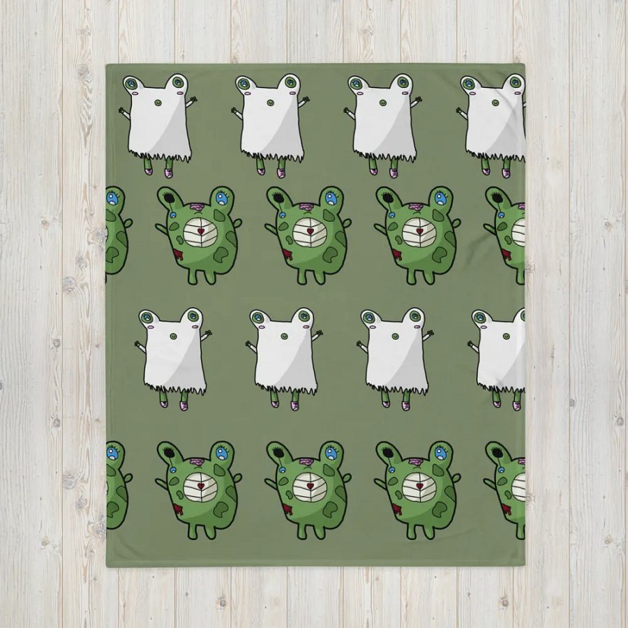 Smol Frog Blanket by Grim Jr. product image (4)