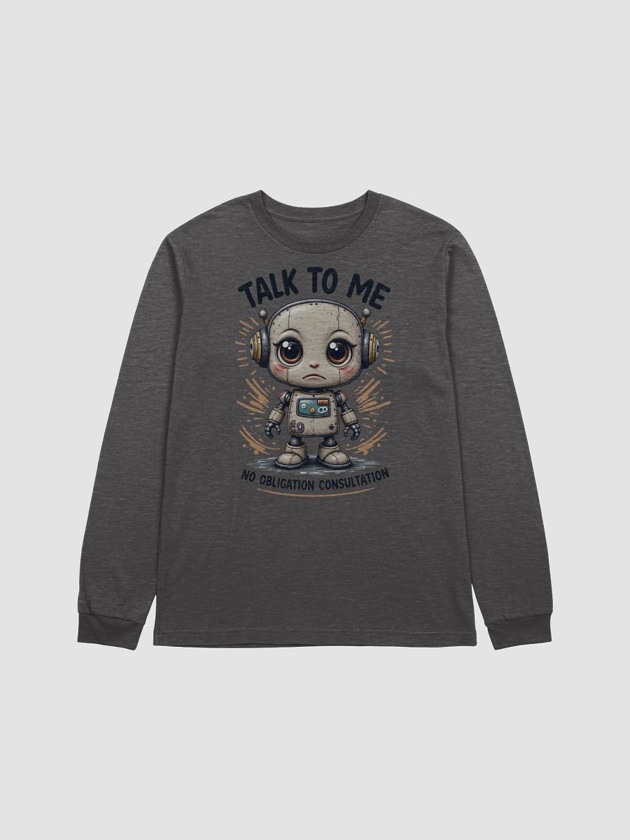Sad Lonely Robot Long Sleeve Tee product image (11)