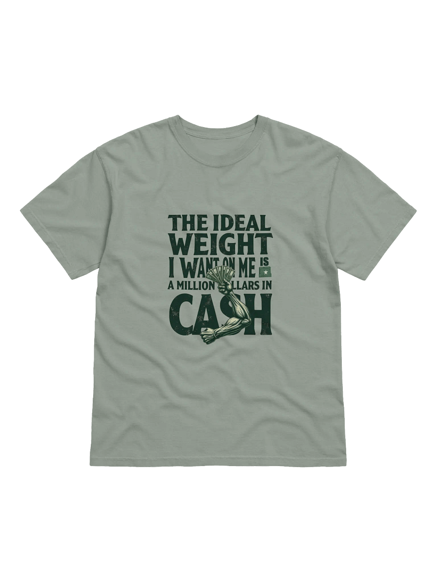 Cash Gains Over Gym Gains - Vintage Comfort: Garment-Dyed Cotton T-Shirt product image (2)