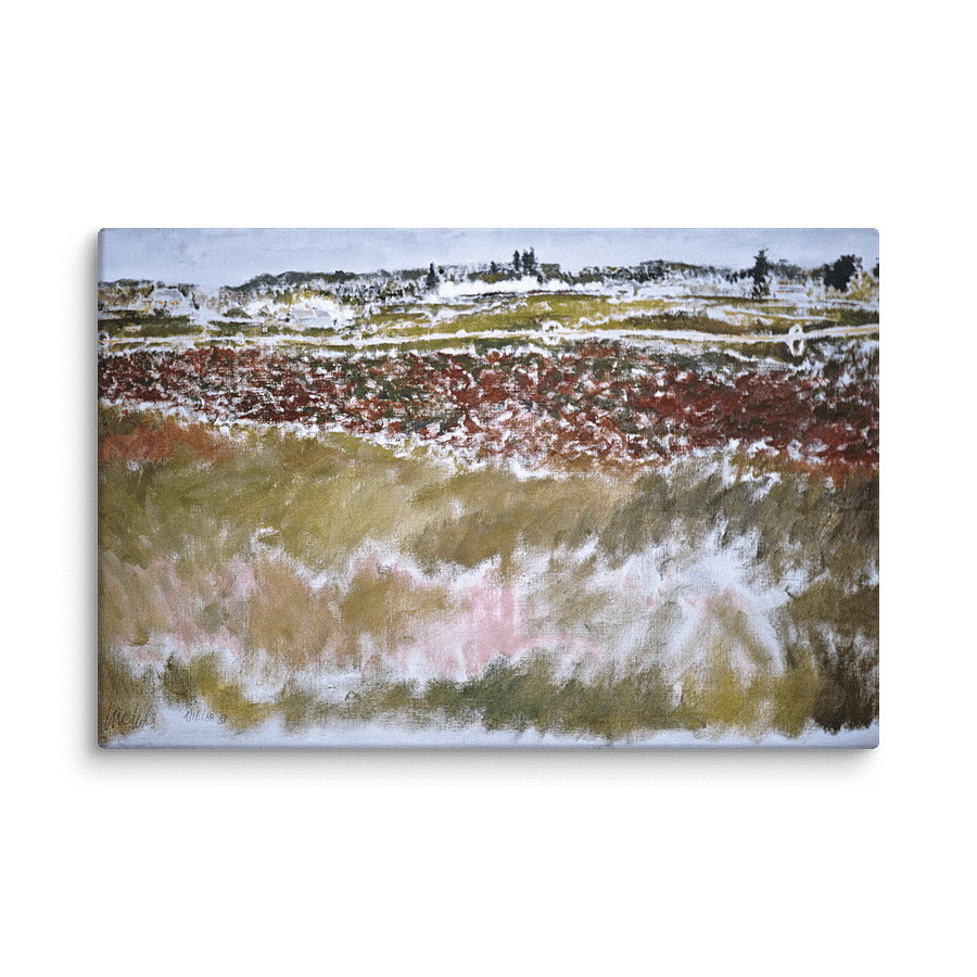 Charlie Isom's Farm (1988) on canvas ("16 x 24") product image (3)