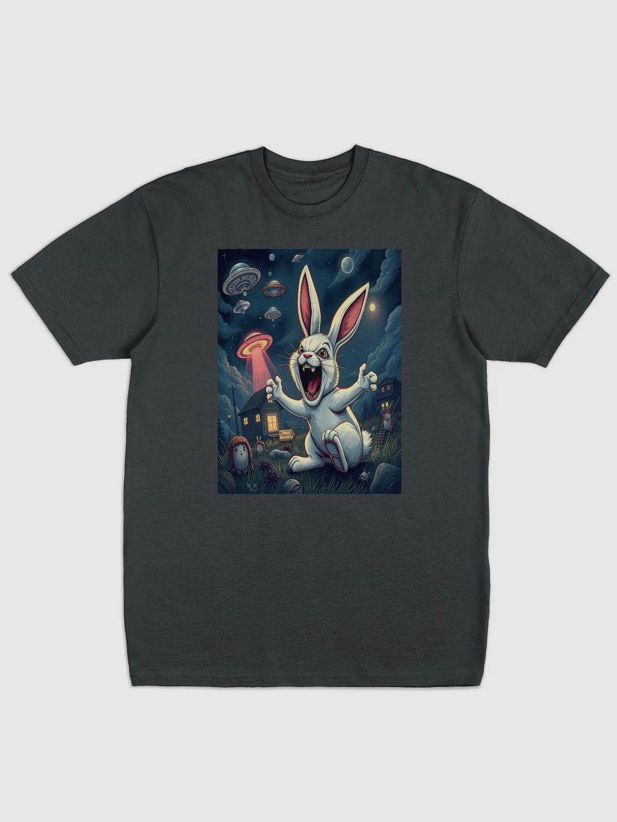 Bad Bunnie Drones Attack Heavy T-Shirt product image (3)