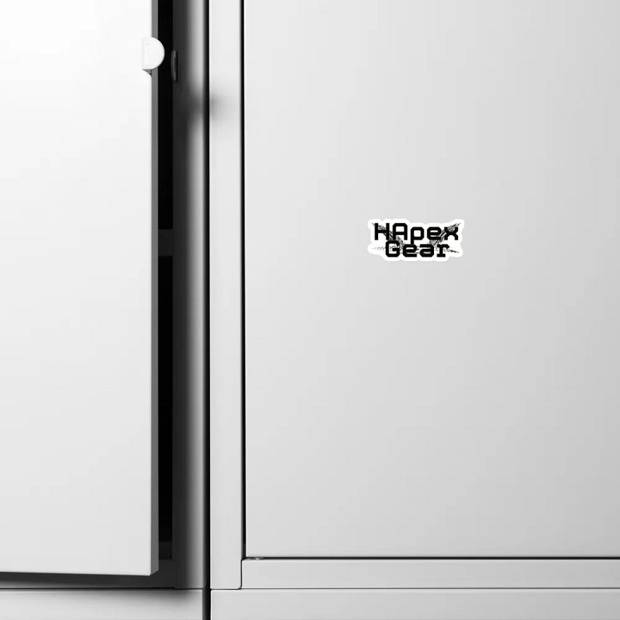 Die-Cut Magnets - Black HApex Gear Black Logo product image (8)