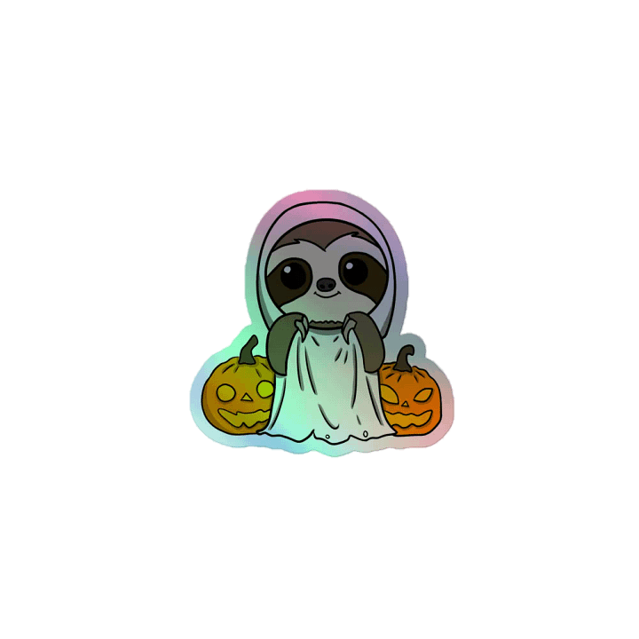 Holographic Sticker Sheet - Ghost product image (1)