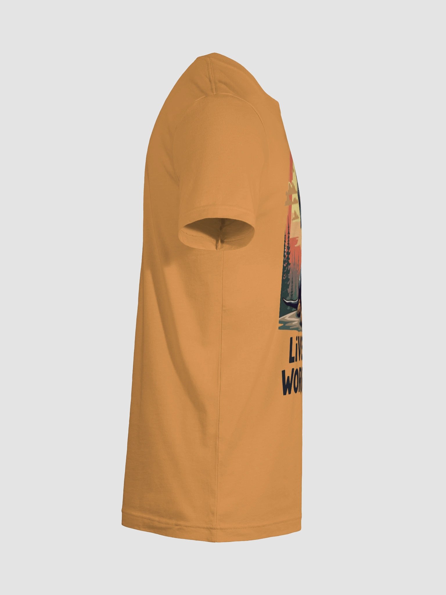 "Live More Worry Less" Dachshund Sunset Tee – Unisex Comfort Fit product image (12)