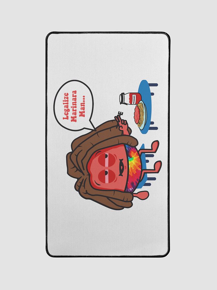 Legalize Marinara Tomat | Space Tomato Gaming Desk Mat product image (2)