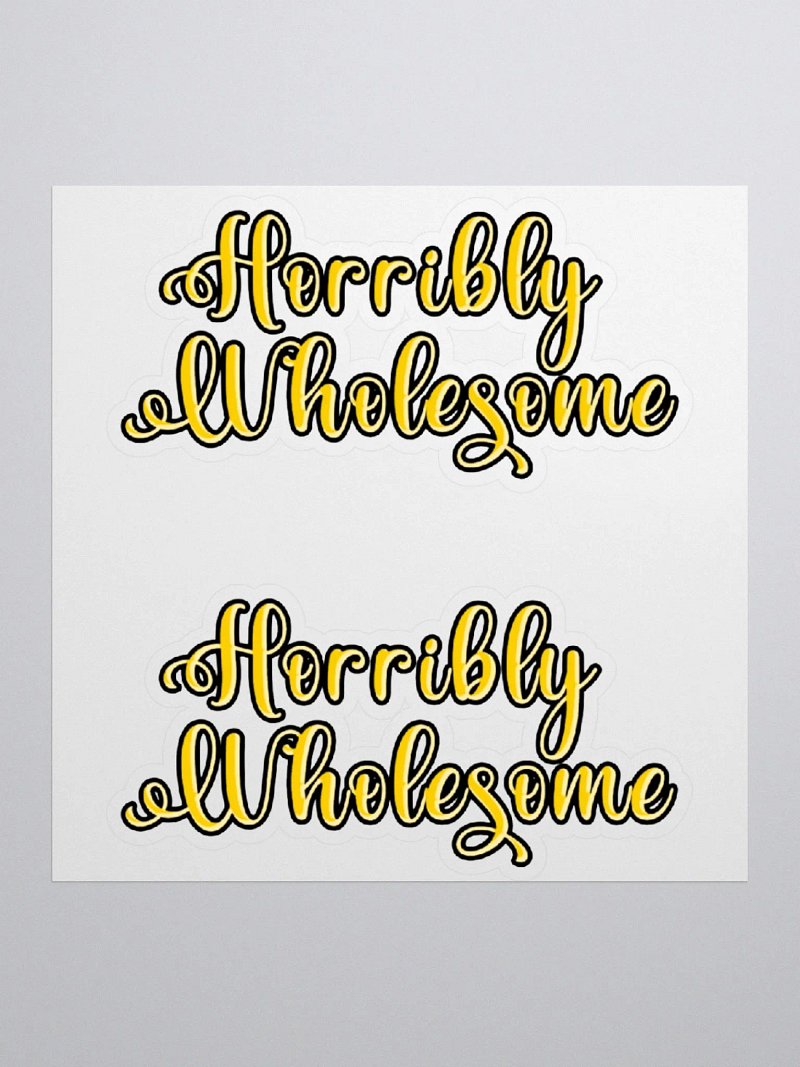 Horribly Wholesome Stickerset
