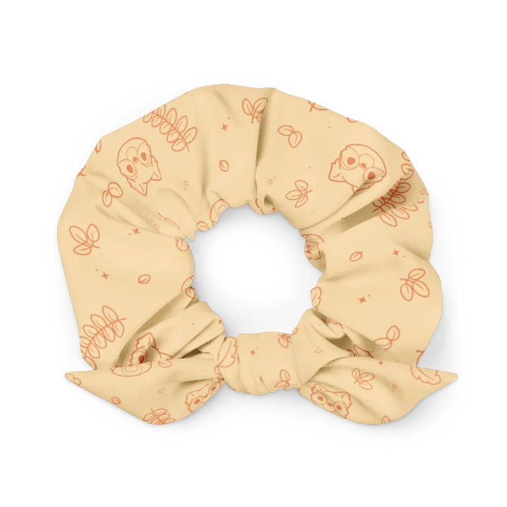 Orange recycled scrunchie | Woodland frens product image (1)