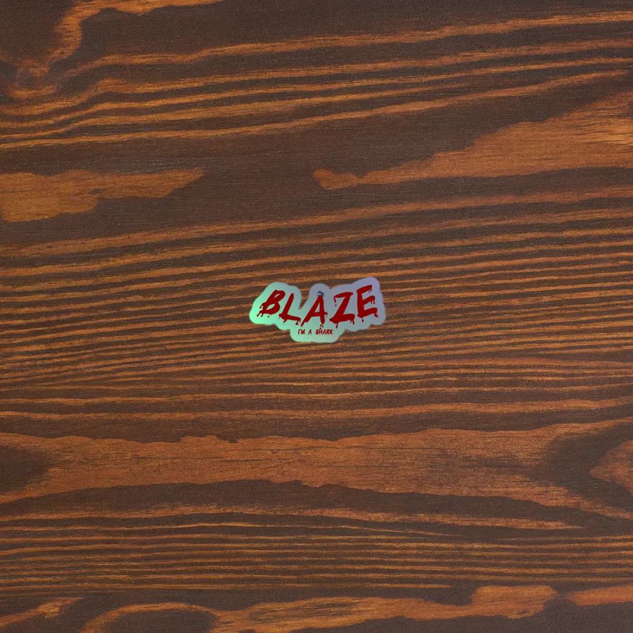 Blaze shark sticker product image (5)