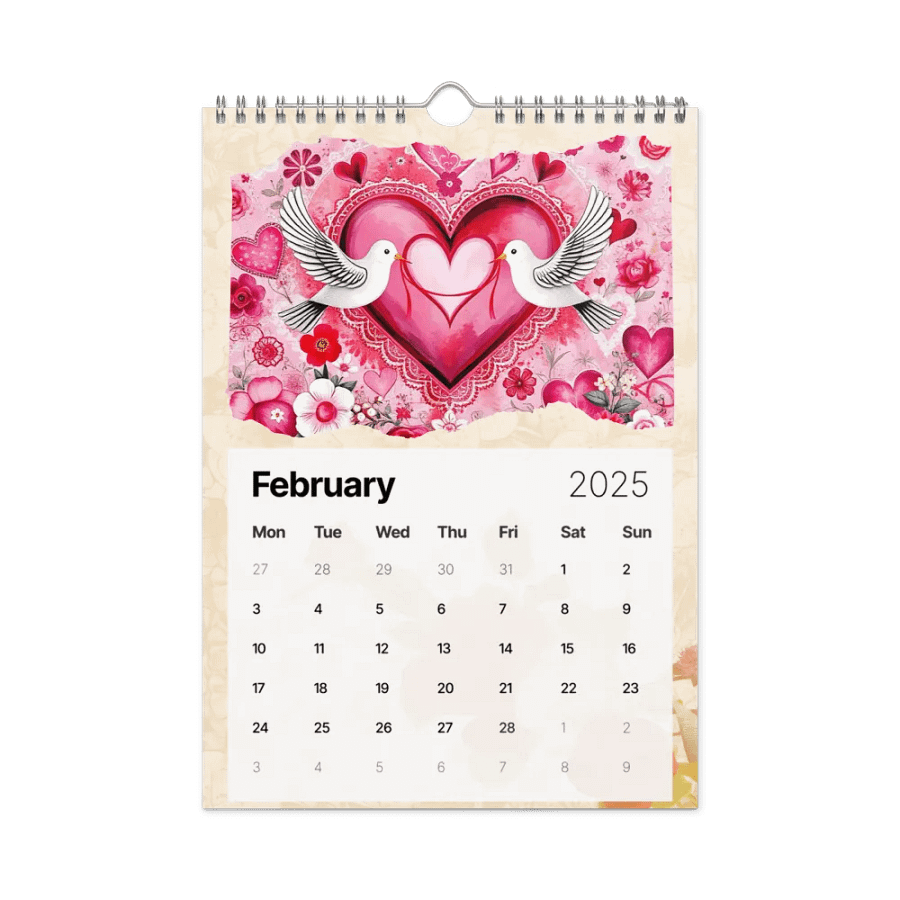 FOLK ART WALL CALENDAR 2025 product image (5)