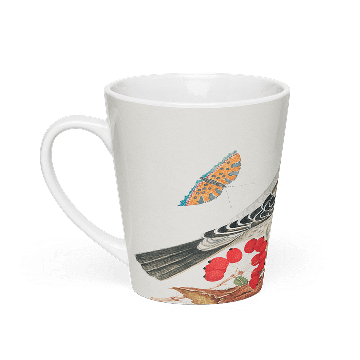 Vintage Bird and Berries Latte Mug product image (1)