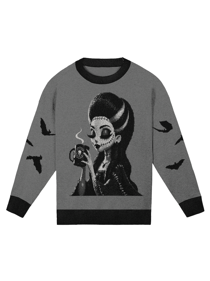 Goth Noir Relaxed Fit Sweater product image (3)