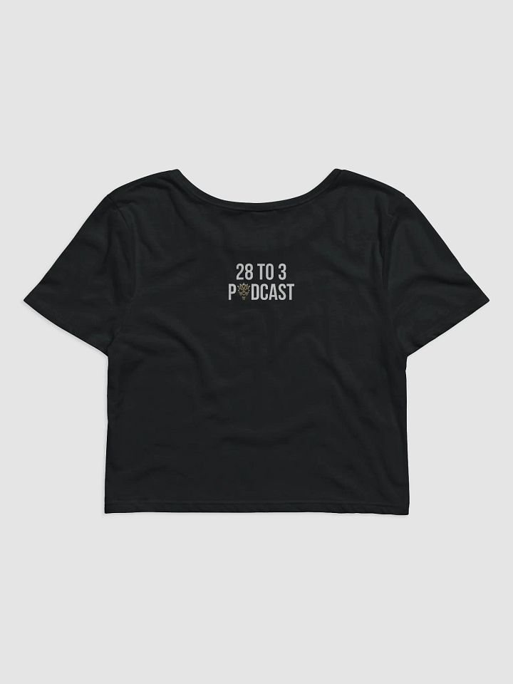 The 28 to 3 Podcast "Logo" Crop Top product image (2)