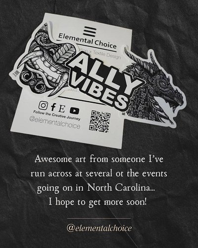 @elementalchoice has some amazing artwork. Just wanted to shout that out, in case you were looking for some unique designwork...