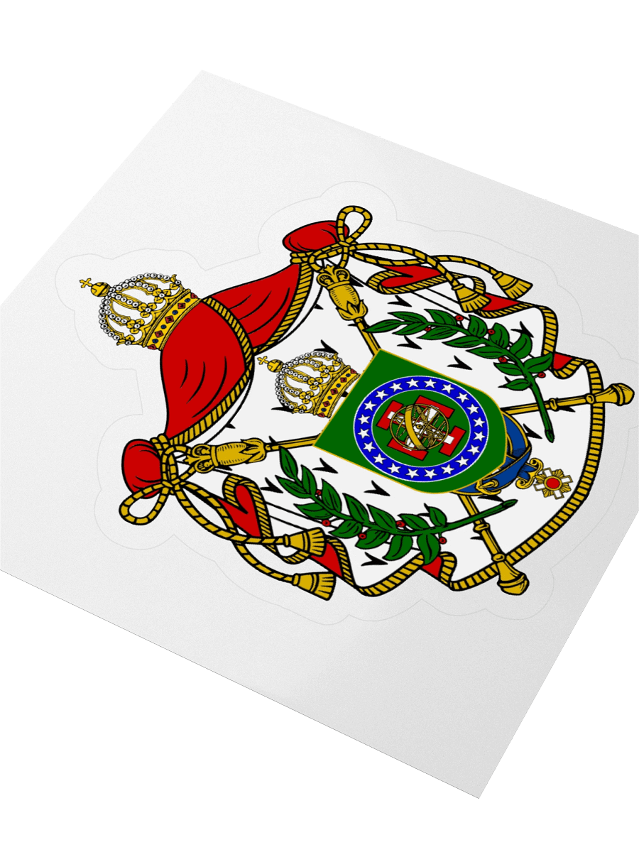 Imperial Arms of Brazil Kiss Cut Sticker product image (3)