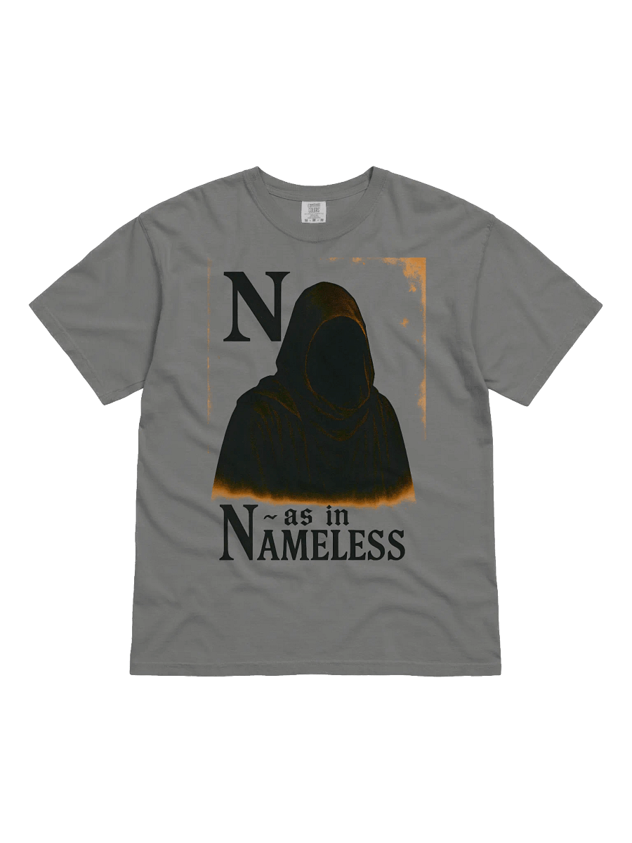 N as in nameless t-shirt product image (41)