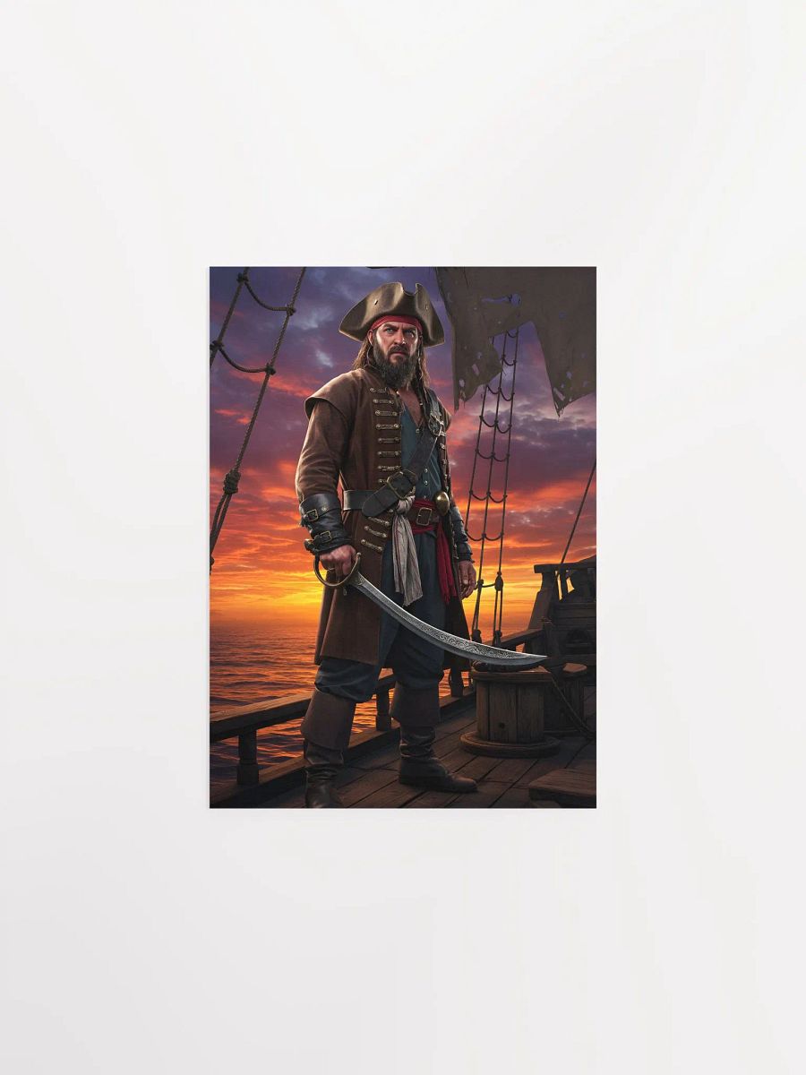 Captain of the Crimson Horizon Poster product image (2)