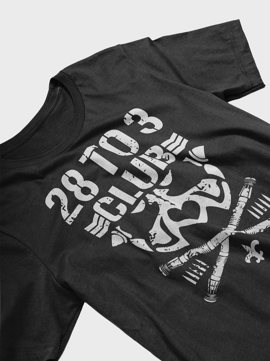 The 28 to 3 Podcast White "28 to 3 Club" Unisex T-Shirt product image (3)