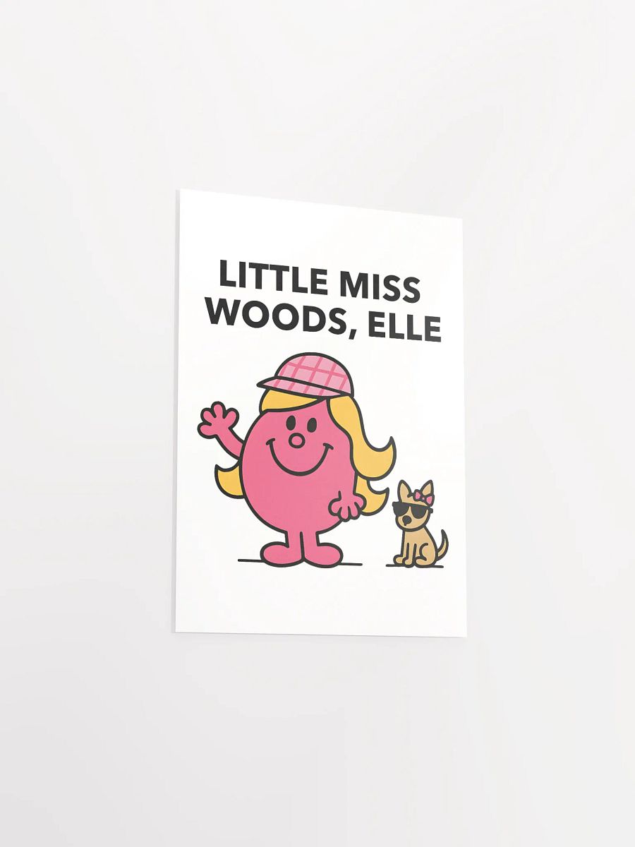 Little Miss Elle Woods Poster – Enhanced Matte Broadway Pop Art Wall Print product image (3)
