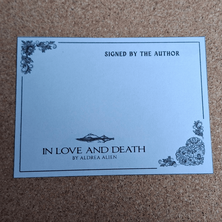 In Love and Death Bookplate product image (1)