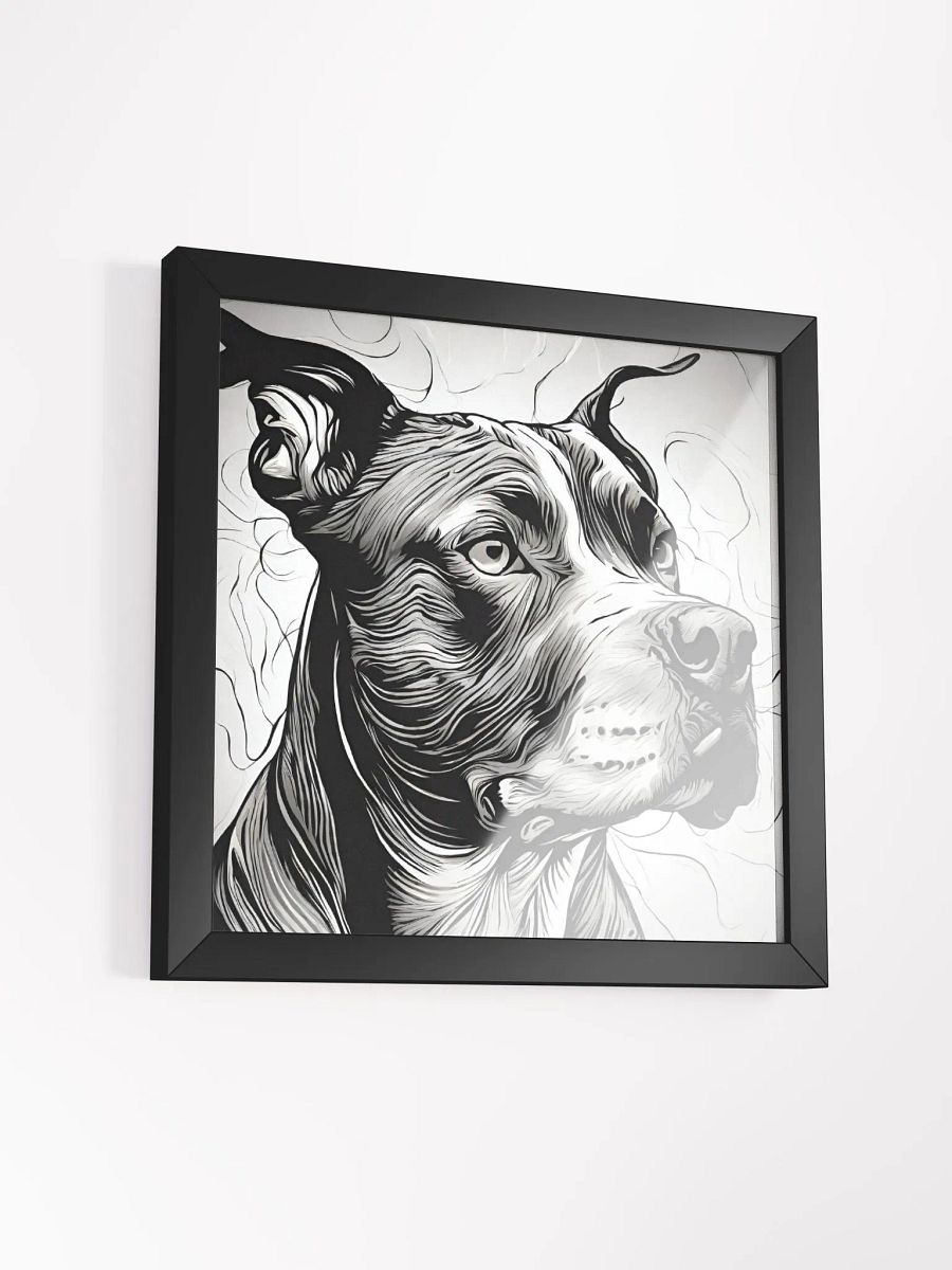 Celebrate Your Pit Bull with This Fiercely Adorable Framed Poster! product image (3)