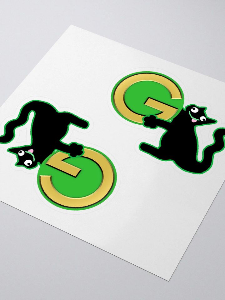 Stickers - DerpCat with Pre-2025 Gumstitch Logo product image (1)