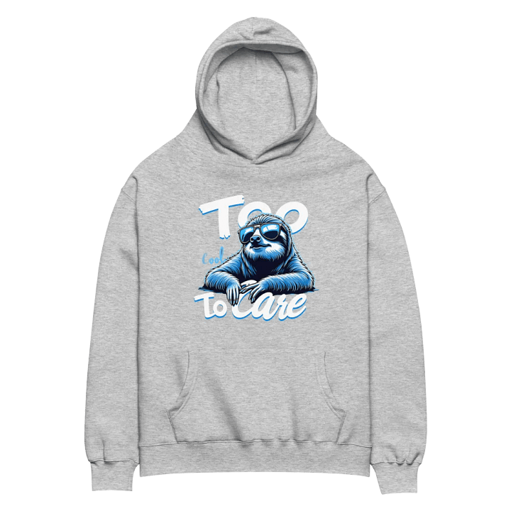 Chill Sloth Too Cool Oversized Hoodie product image (8)