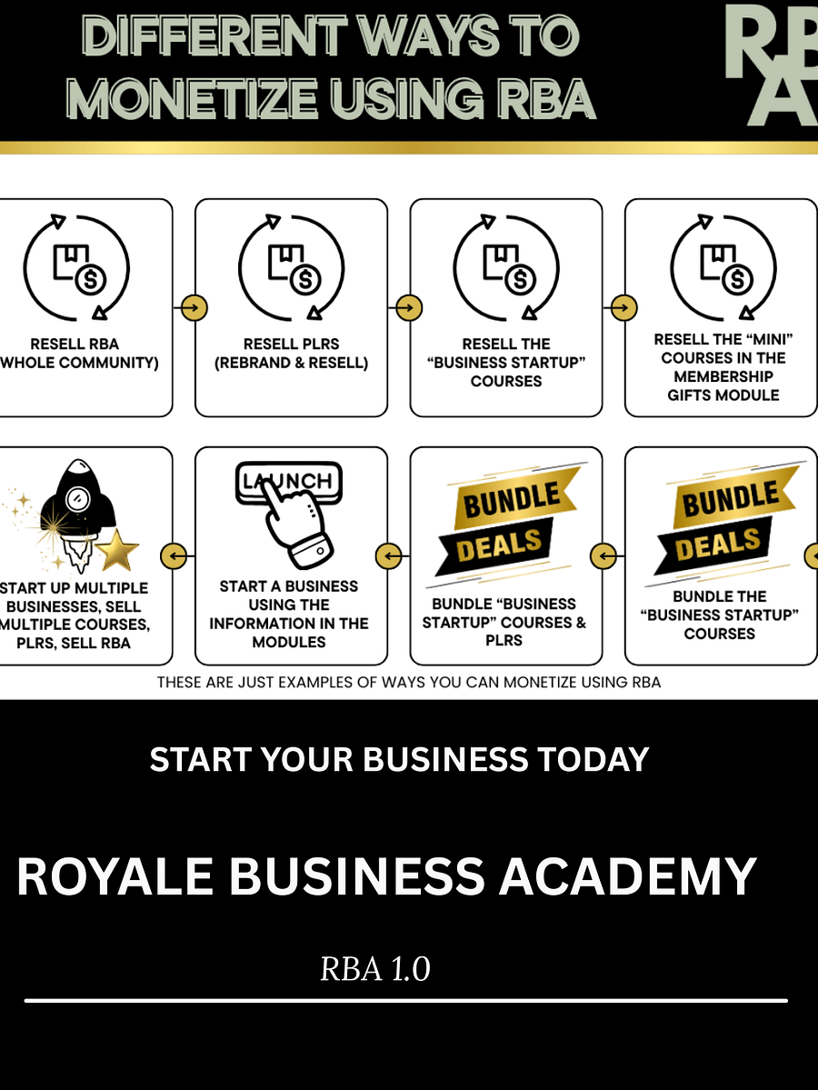 ROYALE BUSINESS ACADEMY- (RBA) 1.0 product image (2)