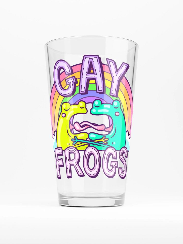 Gay Frogs Glass product image (1)