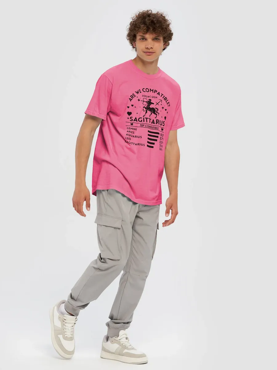 Sagittarius Zodiac Sign Romantic Compatibility T-Shirt - Light Comfort Colors 1717 product image (52)
