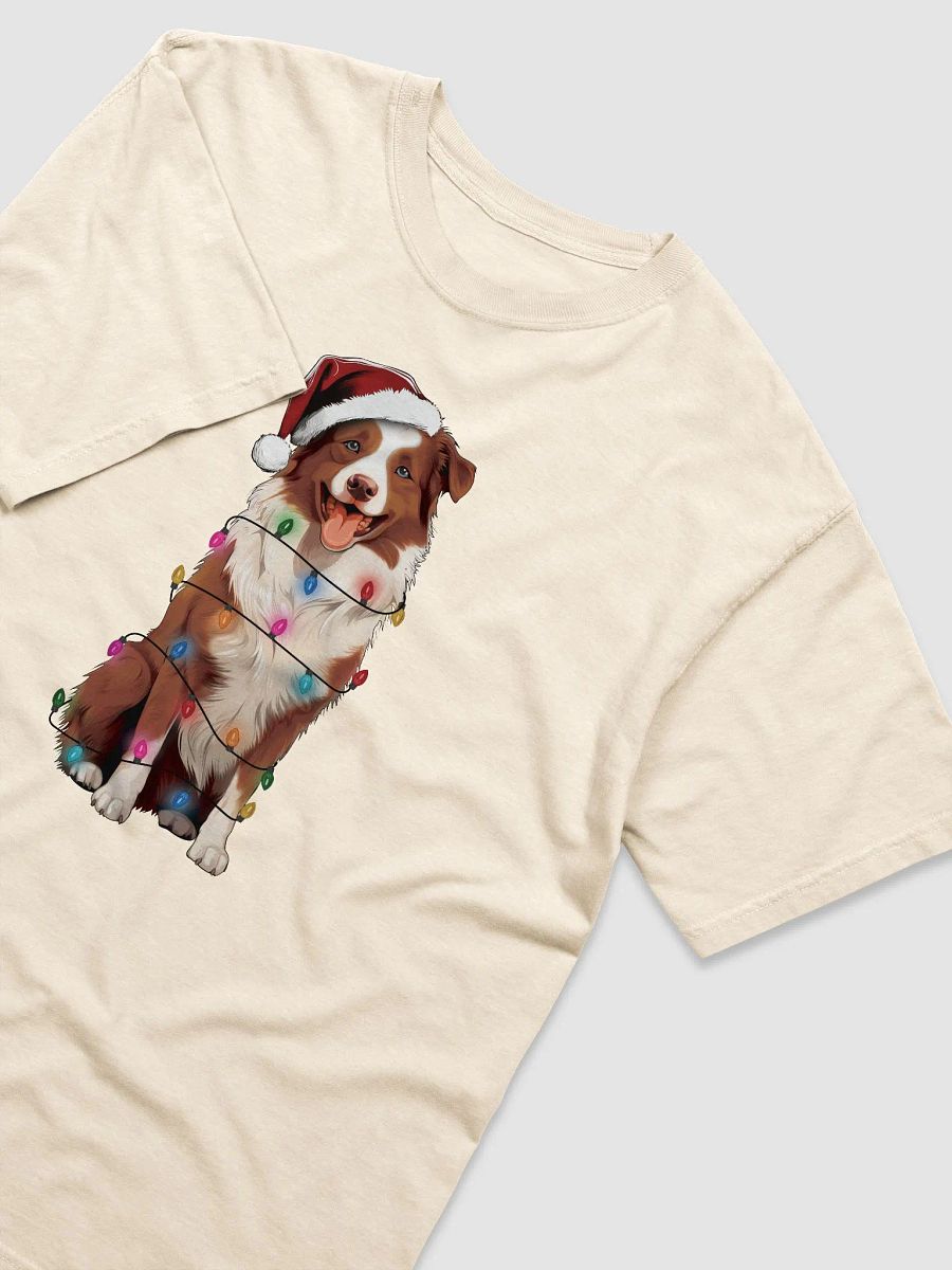Funny Australian Shepherd(Red Tricolor) Christmas T-Shirt product image (21)