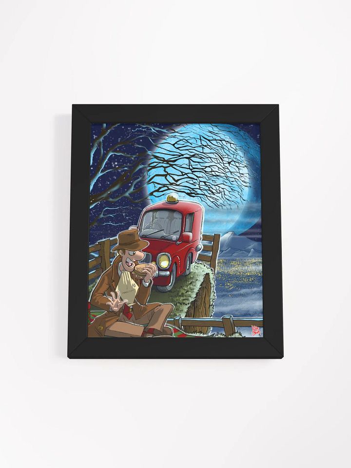 Lunch with Shamus Gumshoe FRAMED POSTER product image (1)