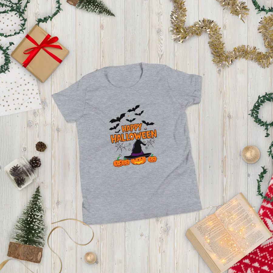 Happy Halloween Youth T-shirt product image (5)