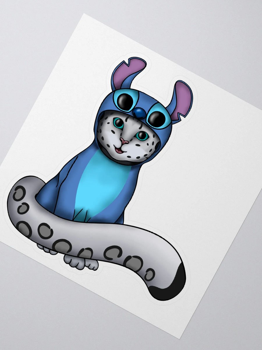Snow Meow Stitch 2 Sticker product image (4)