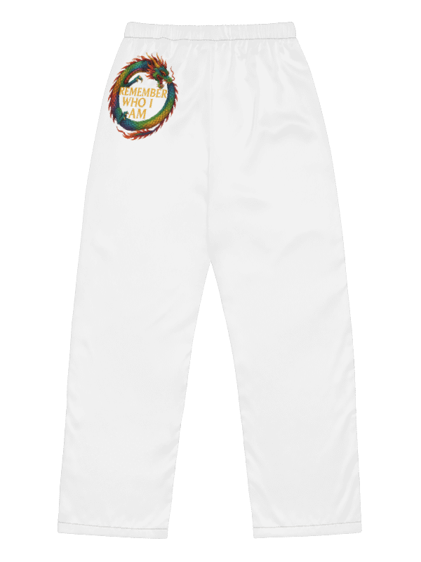 🔥 Remember Who I Am – Silky Pyjama Bottoms Dream-coded comfort for soul-led sleepers. product image (2)