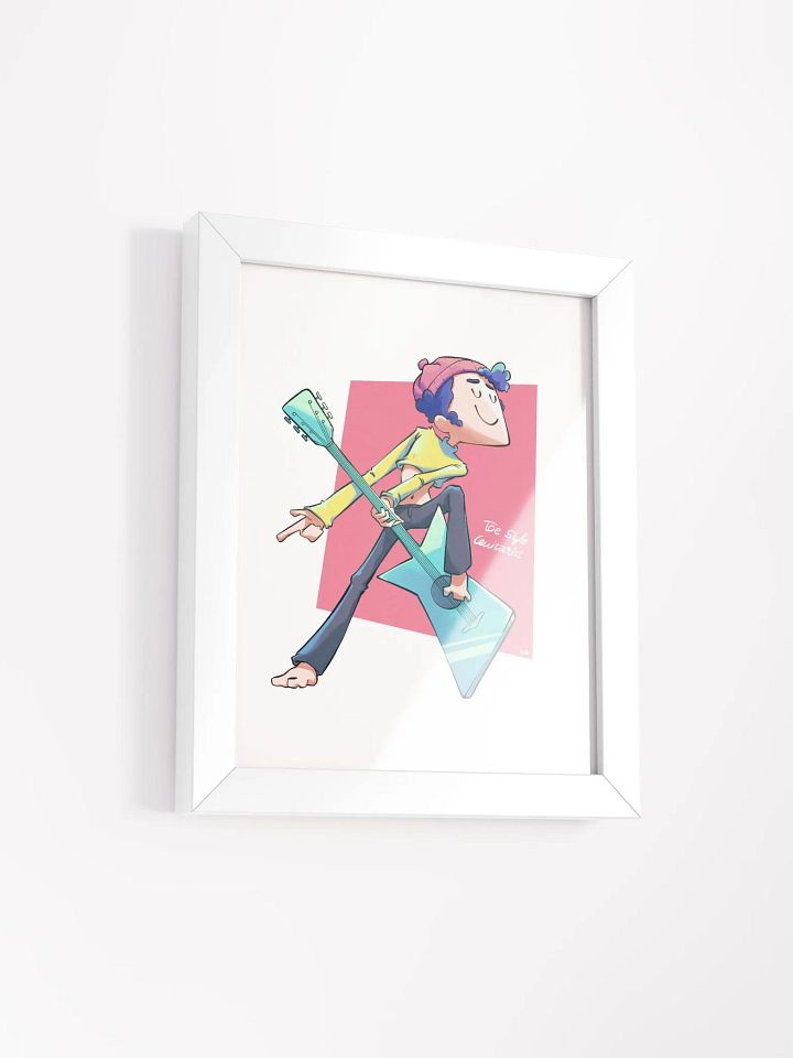 Toe Style Guitarist | Frame Matte Poster product image (18)