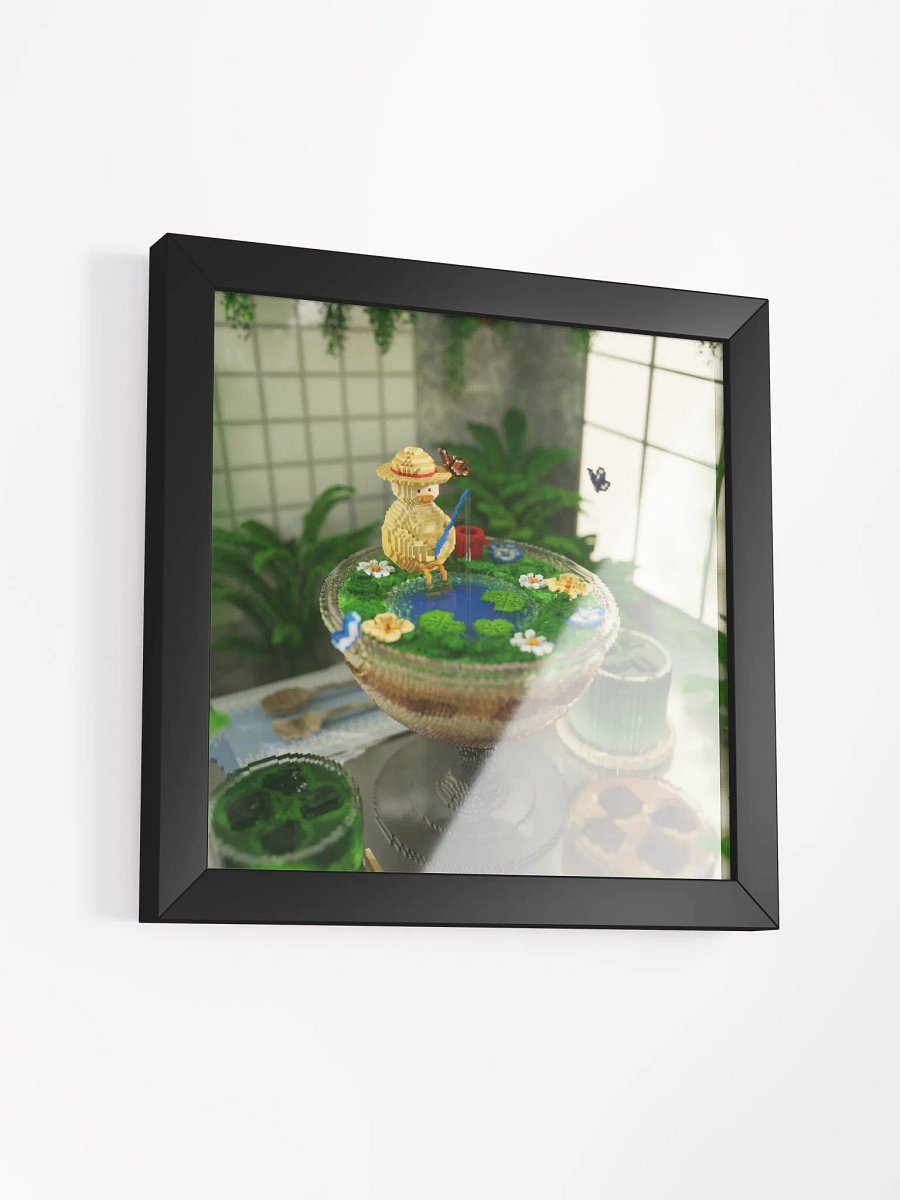 Tiny Fishing 🌙 Framed Print product image (3)