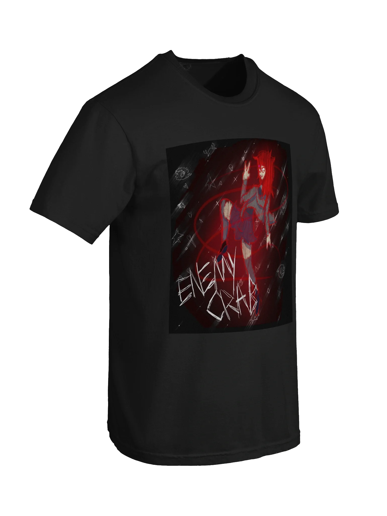 Kianfox Design Enemycrab T-Shirt (Black) product image (8)