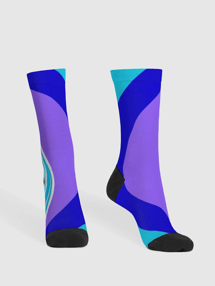 aqua drop Premium Sustainable Crew Socks product image (1)
