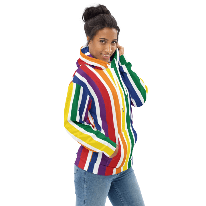 Rainbow Stripe Hoodie product image (2)