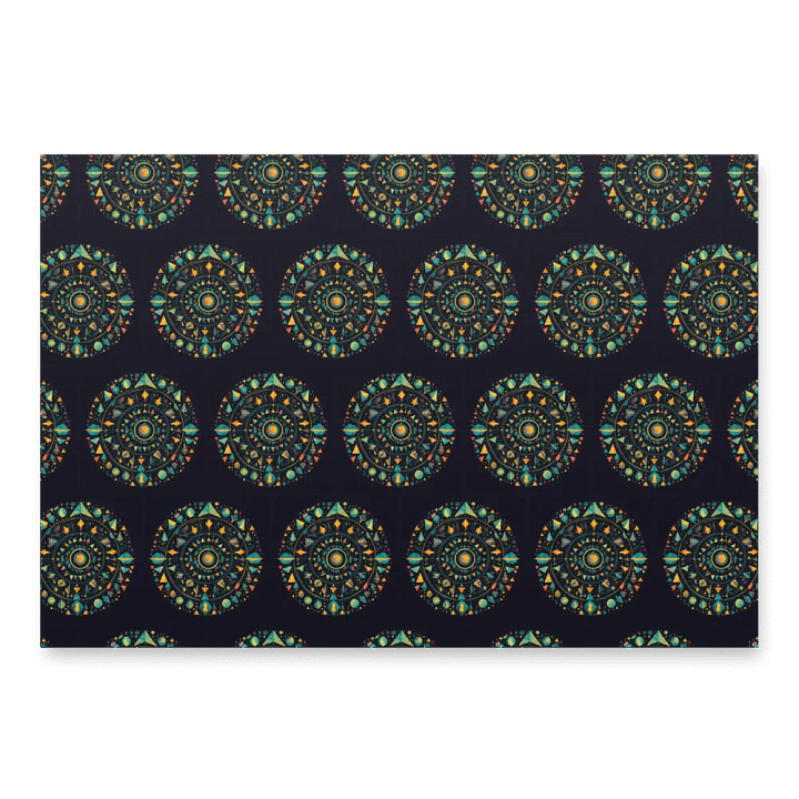 Circular Christmas Wrapping Paper Sheets product image (2)