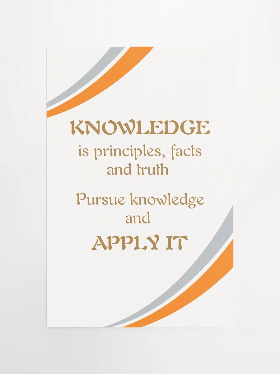 Knowledge Pursuit Poster product image (4)