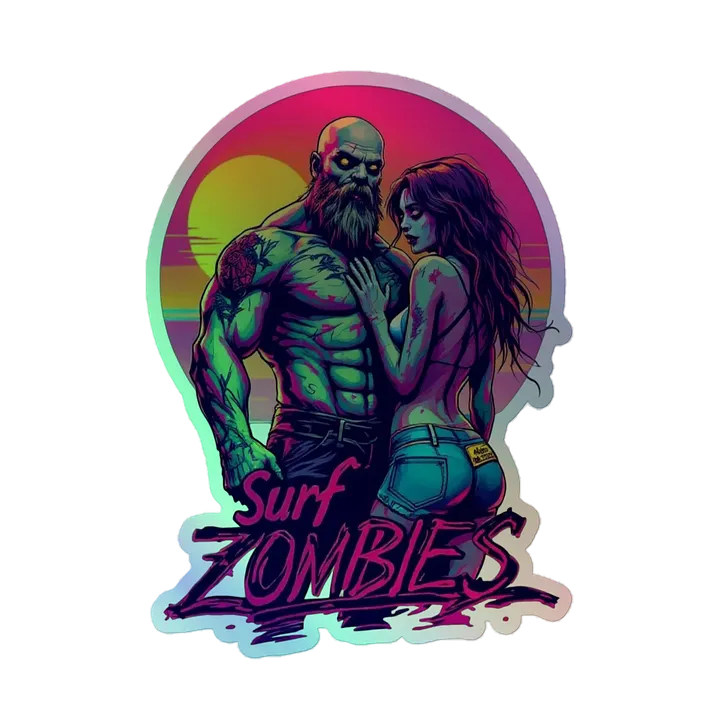 Big Kahuna holographic sticker product image (2)