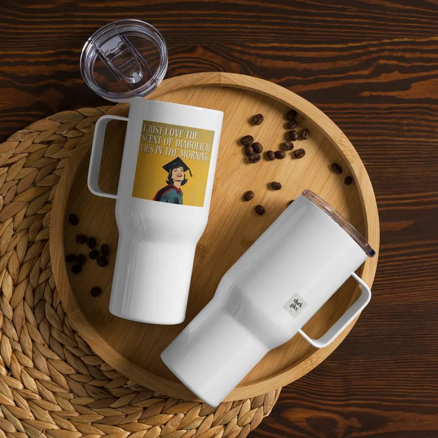 Diabolical Lies Grad 1 Travel Mug With Handle product image (4)