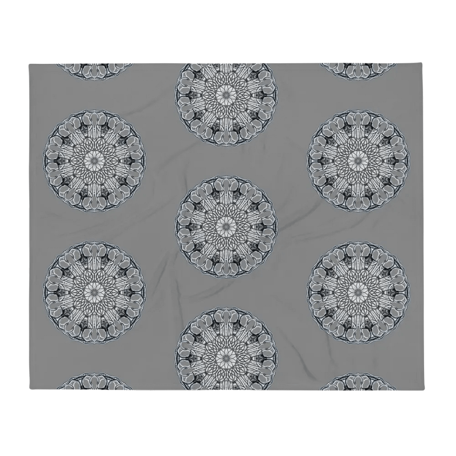 Ornate Floral Delight Throw Blanket product image (4)